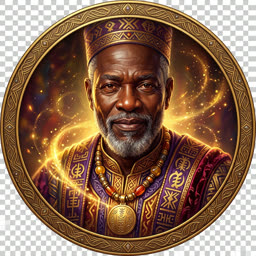Portrait of Kofi Asante, the patient elder