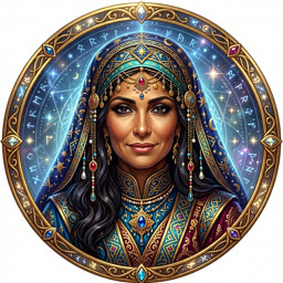 Portrait of Zahra Nouri, weaver of Arcanum threads