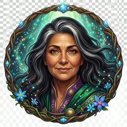 Portrait of Isabela Reyes, the disciplined sentinel